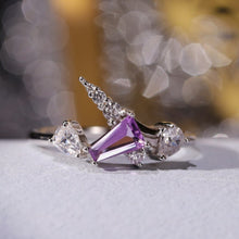Load image into Gallery viewer, Original Starry Sky Unicorn Ring, Sterling Silver