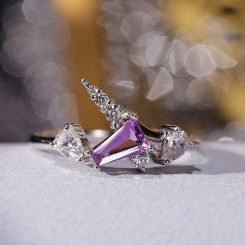 Original Starry Sky Unicorn Ring, Sterling Silver