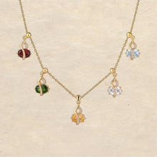 Load image into Gallery viewer, Colorful Gourd-Shaped New Chinese-Style Original Design Pendant, Silver with Gold Plating