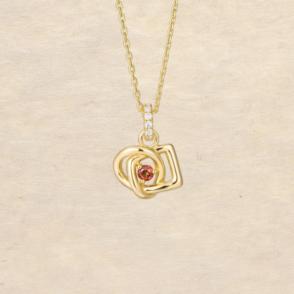 Original Chinese-style necklace: silver-plated gold choker