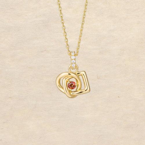 Original Chinese-style necklace: silver-plated gold choker