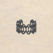 Load image into Gallery viewer, “Dawn of the Holy Court” Original Design Sterling Silver Open-Ended Ring