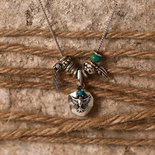 Load image into Gallery viewer, Original Urban Nomad-Style Moray Eagle Necklace, Sterling Silver