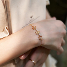 Load image into Gallery viewer, Original Gingerbread Man Bracelet, Silver with Gold Plating
