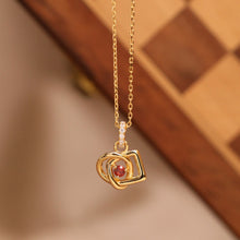 Load image into Gallery viewer, Original Chinese-style necklace: silver-plated gold choker