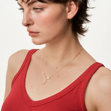 Load image into Gallery viewer, Original Chinese-Style Four-Leaf Clover Lucky Necklace, Silver with Gold Plating