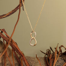 Load image into Gallery viewer, Hengxun Original Design Moissanite Necklace: Gold-Plated Silver with Diamonds