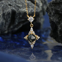 Load image into Gallery viewer, Original Sugar Tower Topaz Star Necklace, Silver with Gold Plating