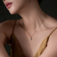 Load image into Gallery viewer, Colorful Gourd-Shaped New Chinese-Style Original Design Pendant, Silver with Gold Plating