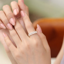 Load image into Gallery viewer, Original Mini Cake White Crystal Ring in Sterling Silver with Diamonds