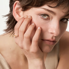 Load image into Gallery viewer, “Five Planets Ring” Original Natural Colored Gemstone Energy Ring with Diamonds