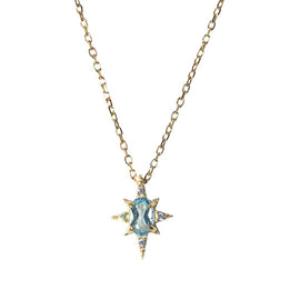 Affordable Luxury Vintage Topaz Necklace: Gold-Plated Silver Choker