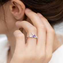 Load image into Gallery viewer, Original Starry Sky Unicorn Ring, Sterling Silver