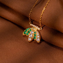 Load image into Gallery viewer, Original Design Banana Necklace, Silver with Gold Plating