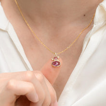 Load image into Gallery viewer, Original Design Amethyst Necklace in Gold-Plated Silver