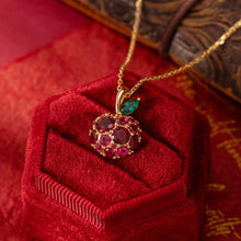 Load image into Gallery viewer, Original Design Cherry Necklace, Silver with Gold Plating