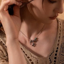 Load image into Gallery viewer, Original Urban Nomad-Style Moray-Inspired Elephant Necklace, Sterling Silver