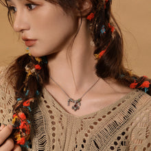 Load image into Gallery viewer, Original Urban Nomad-Style Moray Antelope Necklace, Sterling Silver