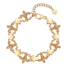Load image into Gallery viewer, “Farewell” Original Iris-Inspired Vintage Bracelet, Silver with Gold Plating